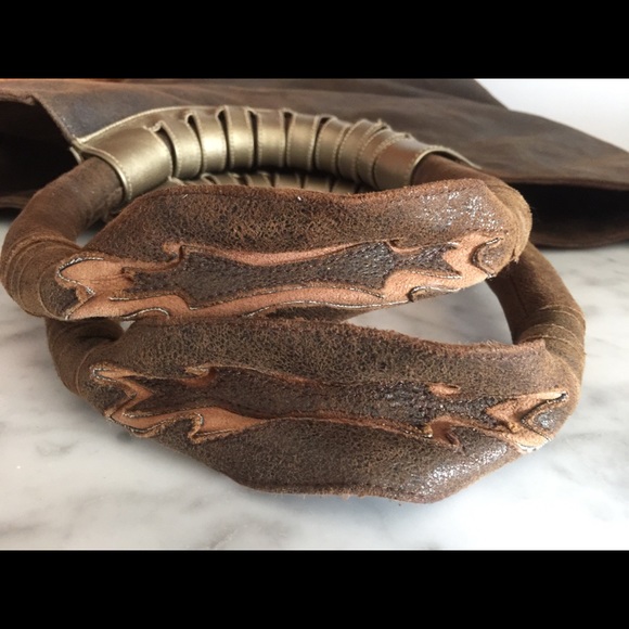 Handmade Genuine Leather and Python “Fish” Bag - Picture 6 of 8